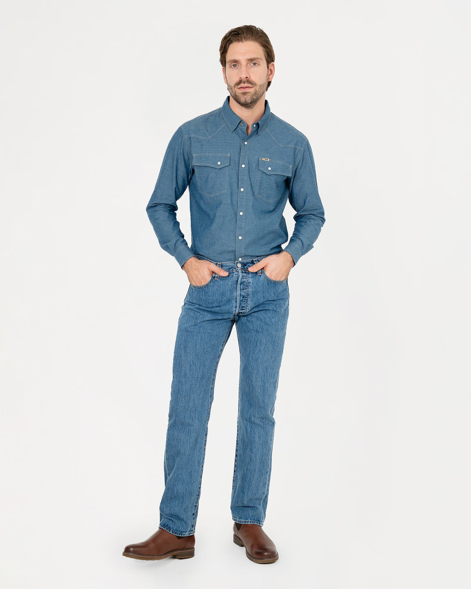 Camisa Mezclilla Ligera MAJA® Galope