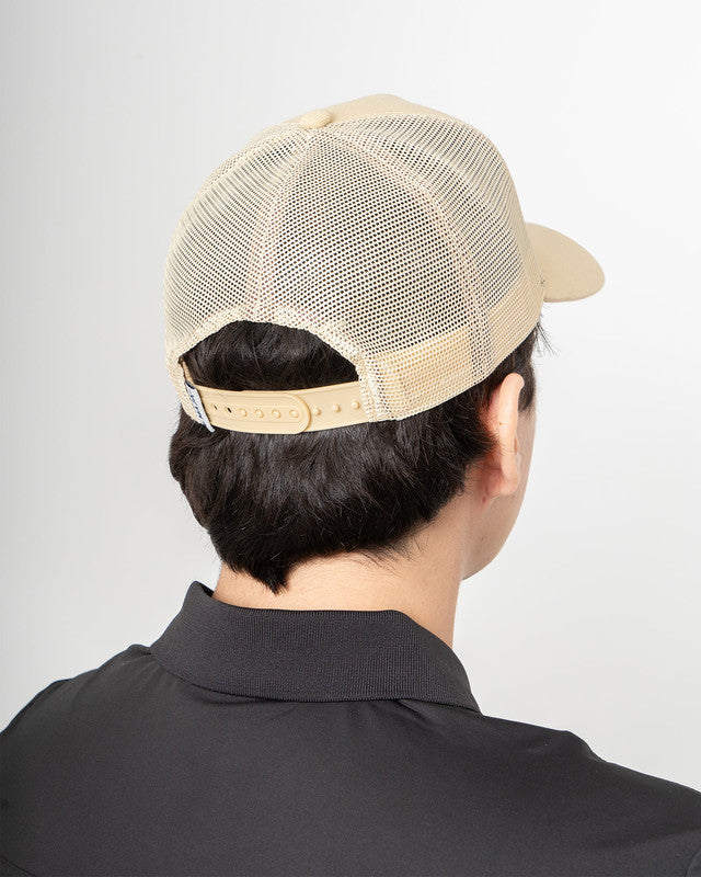 Gorra Trucker Emblema Orizaba, Khaki, vista posterior, Nylon, protección solar y estilo casual