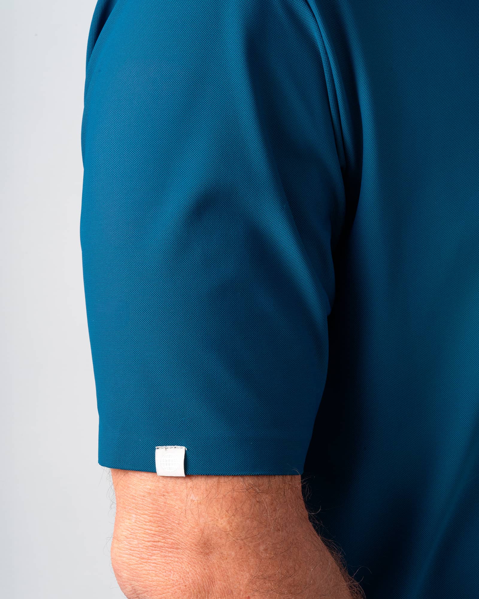 Polo Seamtaping Horizonte, Azul marino, detalle, fit Regular, Poliéster, con Tela estiramiento 2 vías, uso versátil